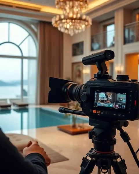 Gravação de vídeo profissional em imóvel de alto padrão
